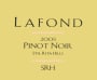 Lafond SRH Series Pinot Noir 2005 Front Label