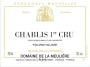Domaine de la Meuliere Chablis Fourchaume Premier Cru 2014 Front Label