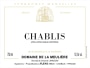 Domaine de la Meuliere Chablis 2012 Front Label
