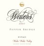 Waters Pepper Bridge Syrah 2007 Front Label