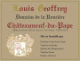 Domaine de la Ronciere Chateauneuf-du-Pape Louis Geoffrey 2010 Front Label