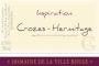 Domaine de la Ville Rouge Crozes-Hermitage Inspiration 2013 Front Label