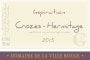 Domaine de la Ville Rouge Crozes-Hermitage Inspiration 2015 Front Label