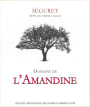 Domaine de l'Amandine Cotes du Rhone Villages Seguret 2012 Front Label