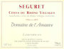 Domaine de l'Amauve Cotes du Rhone Villages Seguret Laurances 2010 Front Label