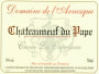 Domaine de L'Arnesque Chateauneuf-du-Pape 2010 Front Label