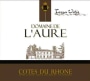 Domaine de l'Aure Cotes du Rhone 2013 Front Label