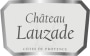 Domaine de Lauzade Cotes de Provence Rouge 2013 Front Label