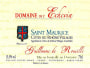 Domaine De L'Echevin Cotes du Rhone Villages Saint Maurice Guillaume de Rouville Blanc 2003 Front Label