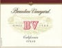 Beaulieu Vineyard California Syrah 1999 Front Label