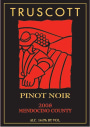 Weibel Truscott Pinot Noir 2008 Front Label