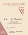 Domaine de Montmollin Oeil de Perdrix 2014 Front Label