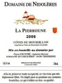 Domaine de Nidoleres Cotes du Roussillon La Pierroune 2008 Front Label