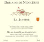 Domaine de Nidoleres Cotes du Roussillon La Justine 2006 Front Label