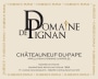 Domaine de Pignan Chateauneuf-du-Pape 2010 Front Label
