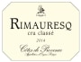 Domaine Rimauresq Cotes de Provence Cru Classe Blanc 2014 Front Label