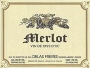Delas Vin de Pays Merlot 1999 Front Label