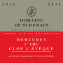Domaine de Suremain Mercurey Clos l'Eveque Premier Cru 2012 Front Label