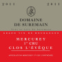 Domaine de Suremain Mercurey Clos l'Eveque Premier Cru 2011 Front Label