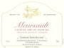 Domaine Denis Boussey Meursault Clos  Du Pre De Manche 2012 Front Label