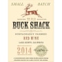 Shannon Ridge Buck Shack Red 2014 Front Label