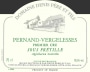 Domaine Denis Pere et Fils Pernand-Vergelesses Sous Fretilles Premier Cru 2009 Front Label