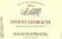 Domaine Denis Pere et Fils Savigny-les-Beaune 2012 Front Label