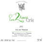 Domaine des 2 Anes Gris Blanc 2012 Front Label
