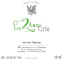 Domaine des 2 Anes Gris Blanc 2014 Front Label