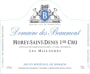 Domaine des Beaumont Morey-Saint-Denis Les Millandes Premier Cru 2010 Front Label