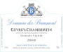 Domaine des Beaumont Gevrey-Chambertin Vieilles Vignes 2008 Front Label