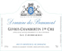 Domaine des Beaumont Gevrey-Chambertin Les Cherbaudes Premier Cru 2010 Front Label