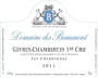Domaine des Beaumont Gevrey-Chambertin Les Cherbaudes Premier Cru 2011 Front Label