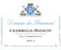 Domaine des Beaumont Chambolle-Musigny Les Chardannes 2012 Front Label