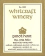 Whitcraft Melville Vineyard Pinot Noir 2014 Front Label