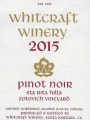 Whitcraft Zotovich Vineyard Pinot Noir 2015 Front Label