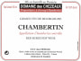 Domaine des Chezeaux Chambertin Grand Cru 2014 Front Label
