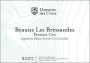 Domaine des Croix Beaune Les Bressandes Premier Cru 2007 Front Label
