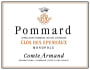 Domaine des Espenaux a Pommard Pommard 2009 Front Label