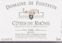 Domaine de Fontavin  Cotes du Rhone 2007 Front Label