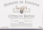 Domaine de Fontavin  Cotes du Rhone 2009 Front Label