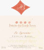 Domaine des Grands Devers Cotes du Rhone La Syranne 2012 Front Label