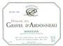 Domaine des Graves d'Ardonneau Bordeaux Sauvignon Blanc 2011 Front Label