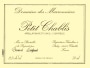 Domaine des Marronniers Petit Chablis 2006 Front Label