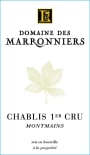 Domaine des Marronniers Chablis Montmains Premier Cru 2012 Front Label