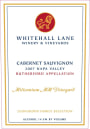 Whitehall Lane Millennium MM Cabernet Sauvignon 2007 Front Label