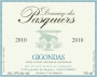 Domaine des Pasquiers Gigondas 2010 Front Label