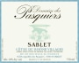 Domaine des Pasquiers Cotes du Rhone Villages Sablet 2014 Front Label