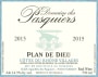Domaine des Pasquiers Cotes du Rhone Villages Plan de Dieu 2015 Front Label
