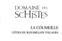 Domaine des Schistes Cotes du Roussillon Villages La Coumeille 2013 Front Label